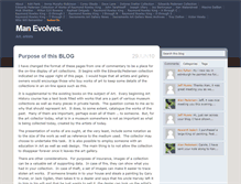 Tablet Screenshot of manevolves.com